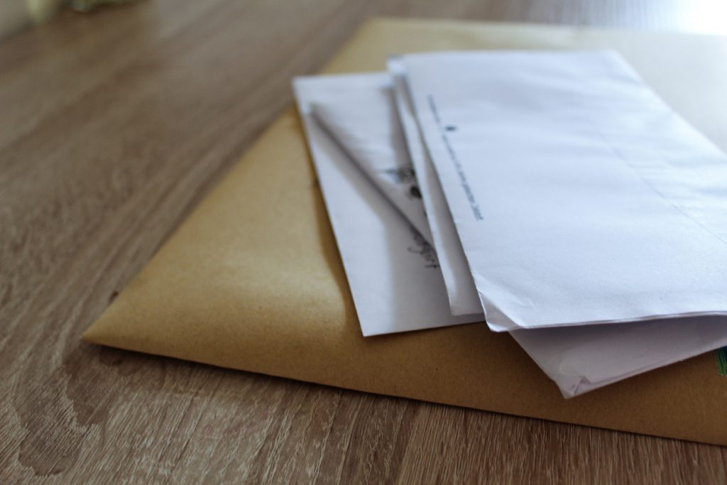 Letters sent to a company's registered office address